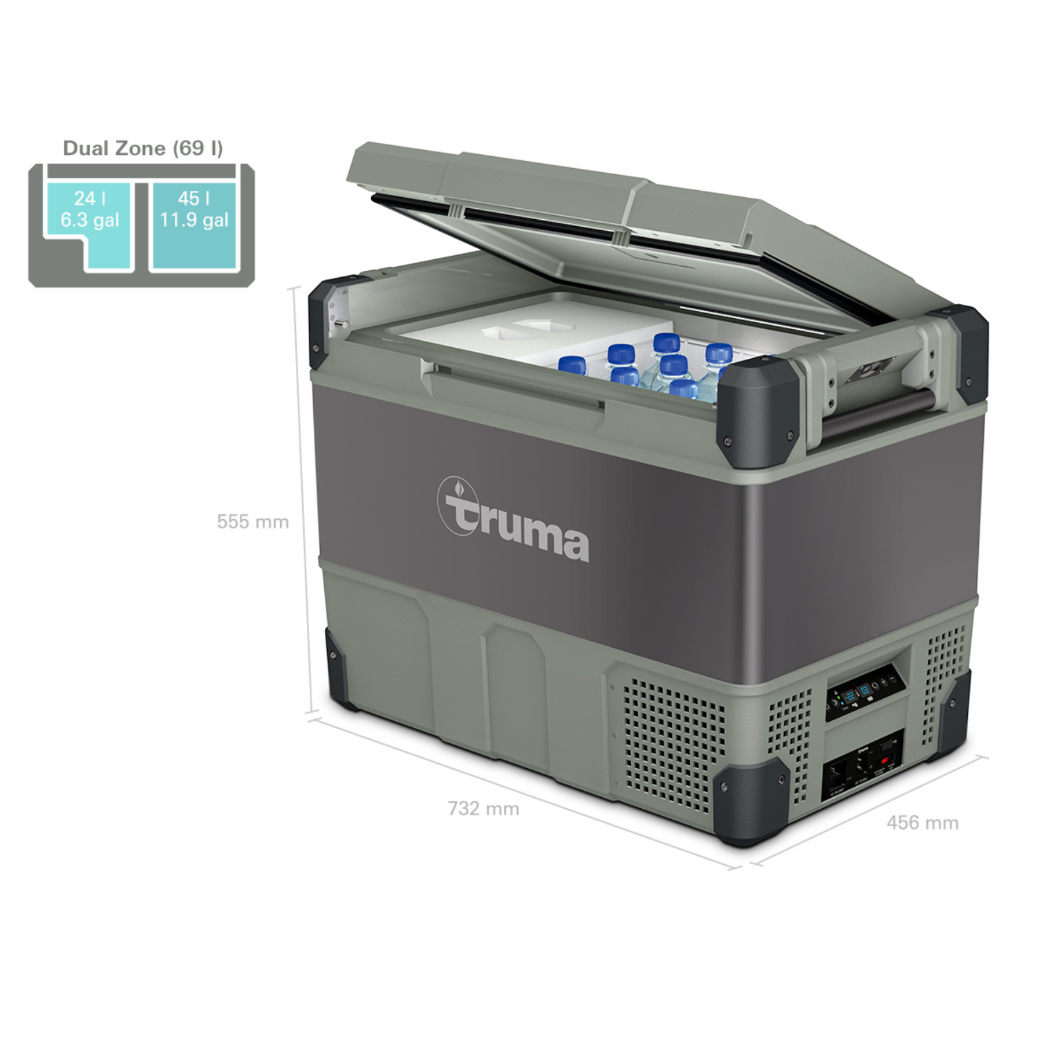 Glacière à compresseur Truma Cooler C69DZ (24l + 45l) 